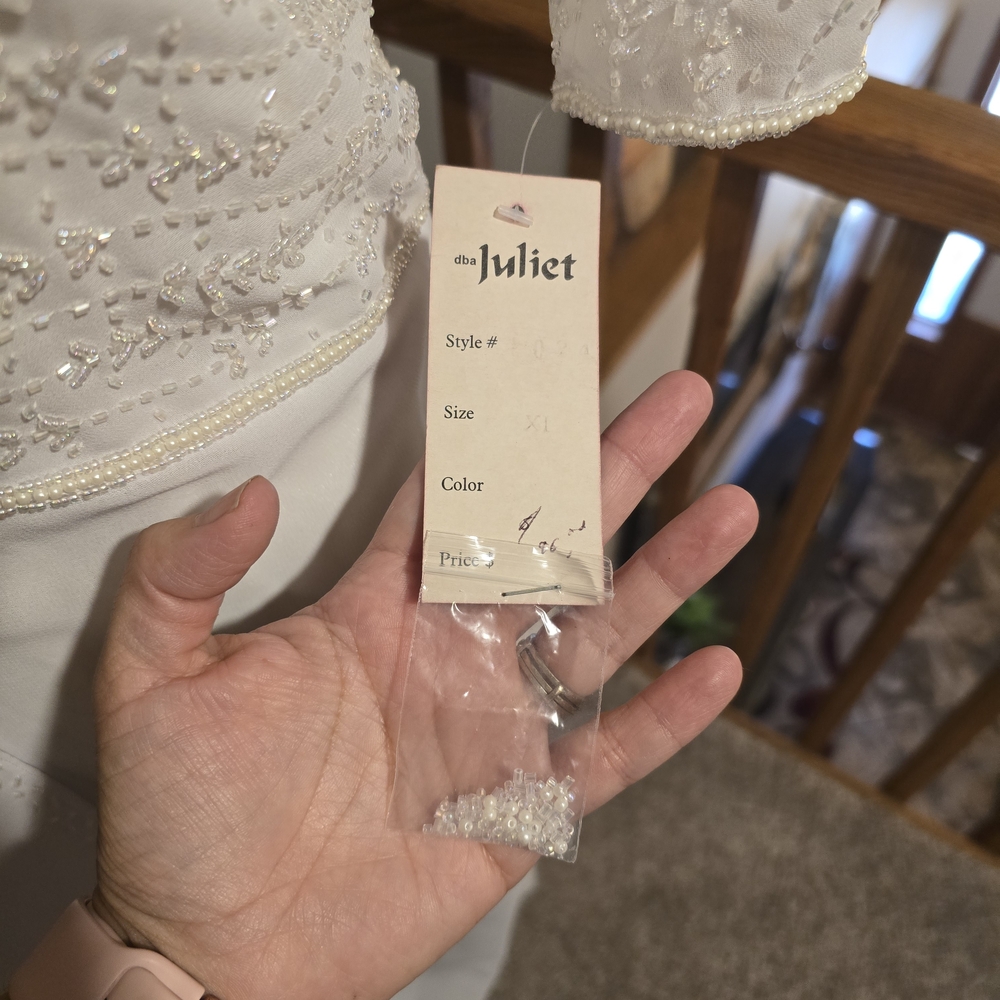 White Beaded Women's Dress